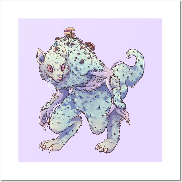 Pastel Dogman Wall Art by MedussaSolar